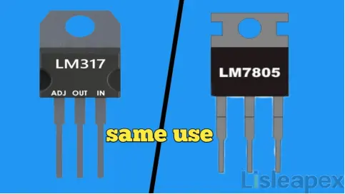 Differences between LM317 and L7805