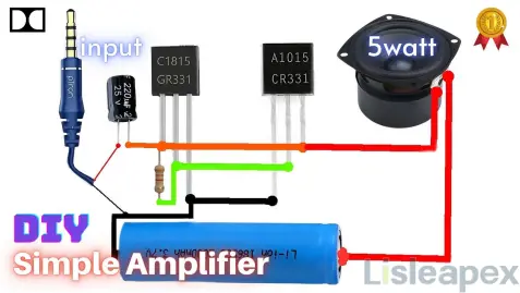 C1815 Transistor Amplifier Circuit Diagram