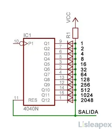 Integrated circuit CD4040