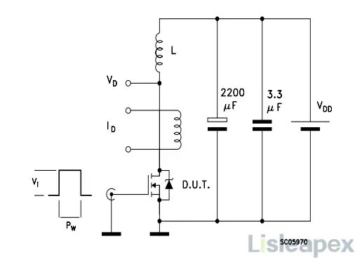 Unclamped Inductive Load Test Circuit